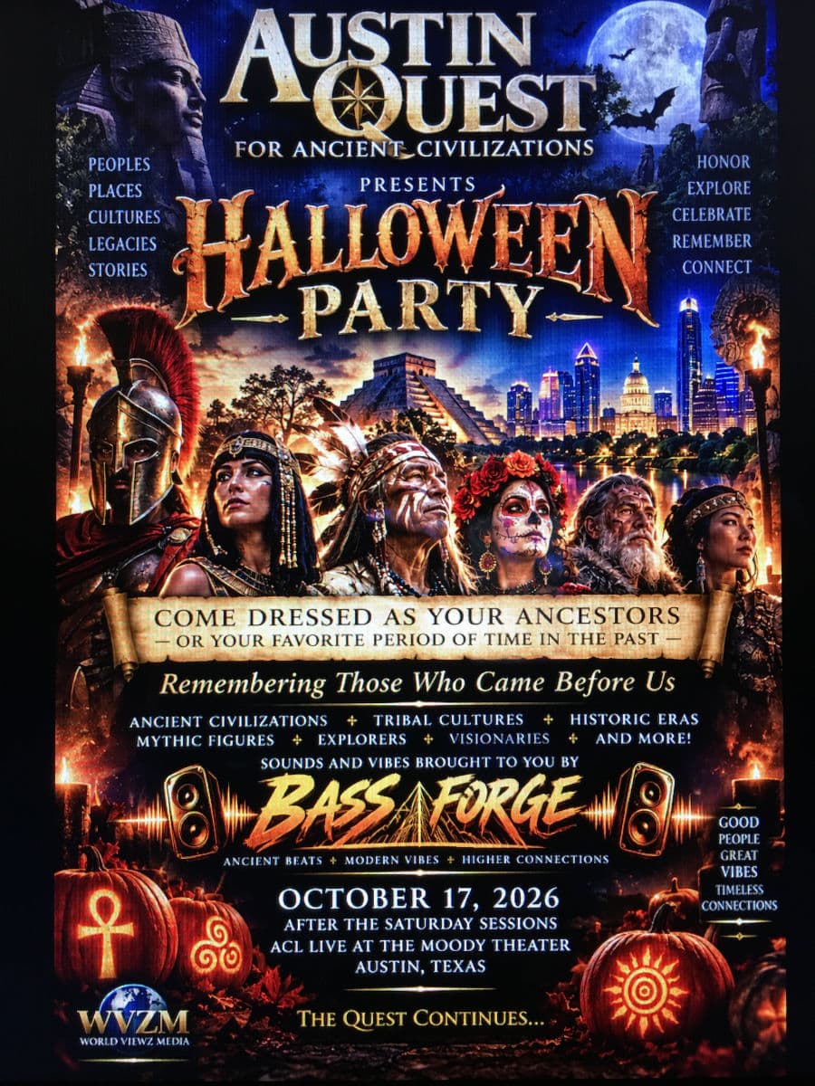Austin Quest Halloween Party poster — Bass Forge, October 17, 2026 at ACL Live